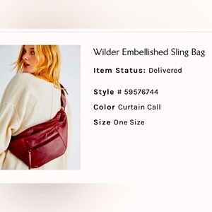 Wilder Embellished Sling Bag - Free People